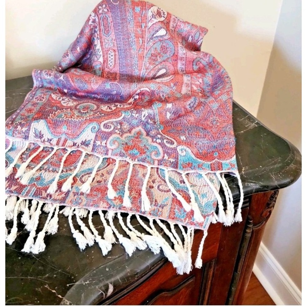 Scarf / Shawl Paisley Wrap 80" Length x 30" Width